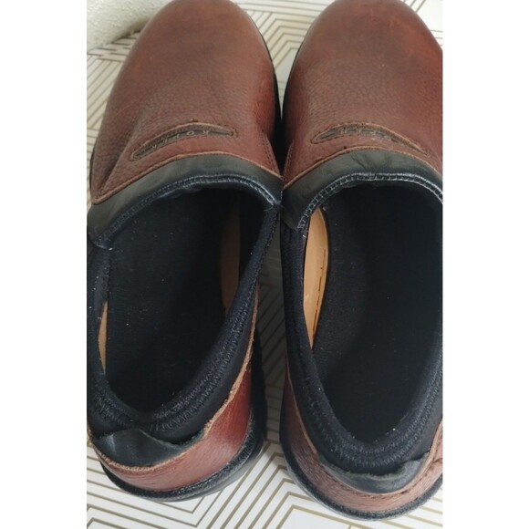 Roper Womens Timeless Basic Brown Leather Slip-On Shoes 9 - Picture 7 of 9